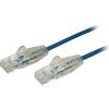 Startech.Com 3ft CAT6 Cable - Blue- Slim CAT6 Patch Cable - LSZH N6PAT3BLS